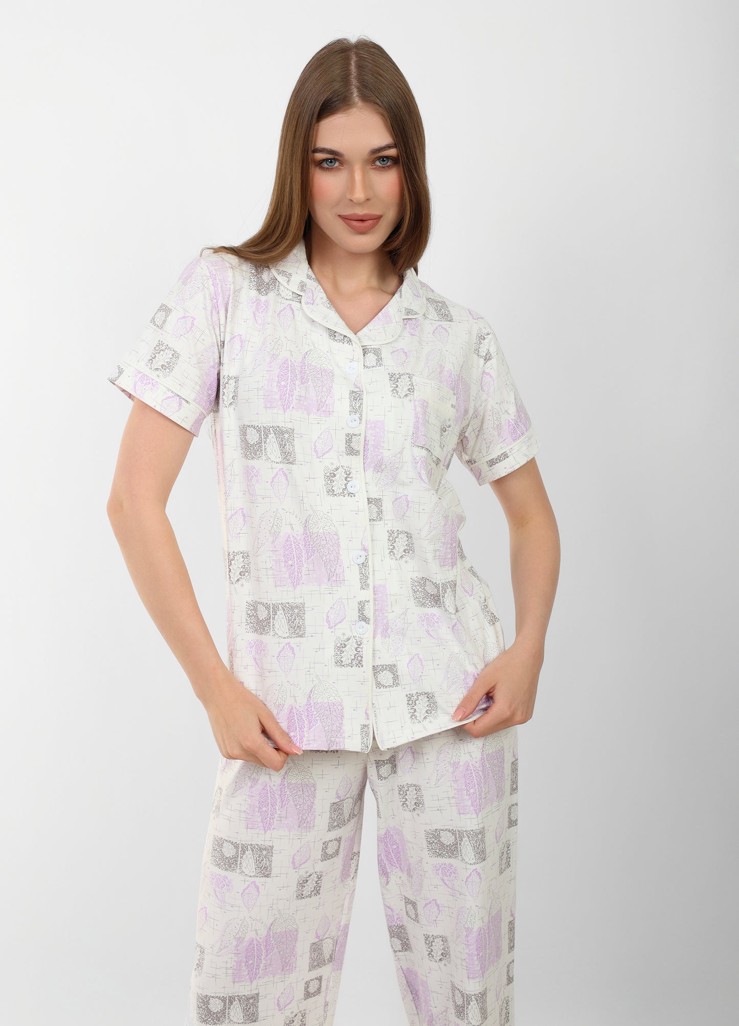 Flora Buttoned Pajama