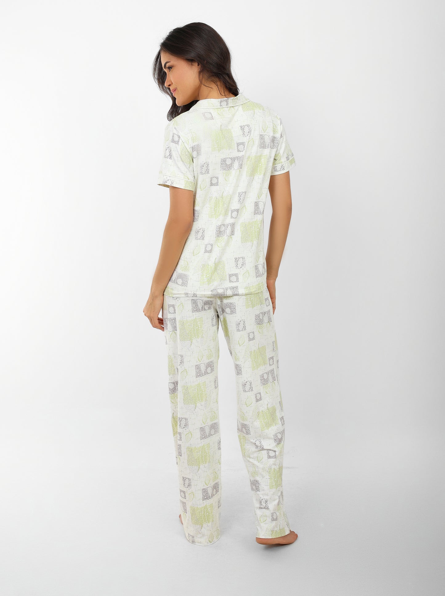 Flora Buttoned Pajama