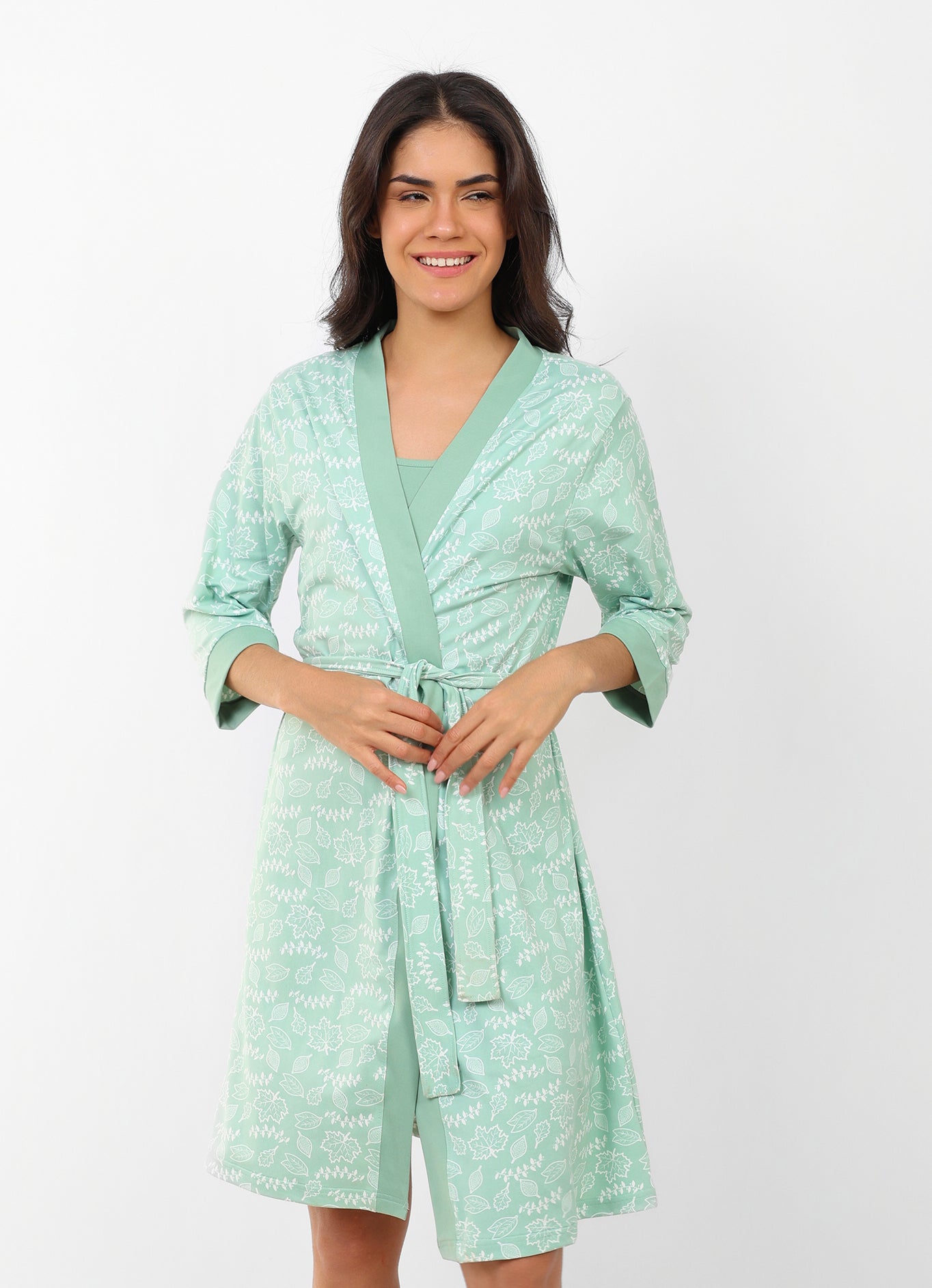 Forest Night Gown Set