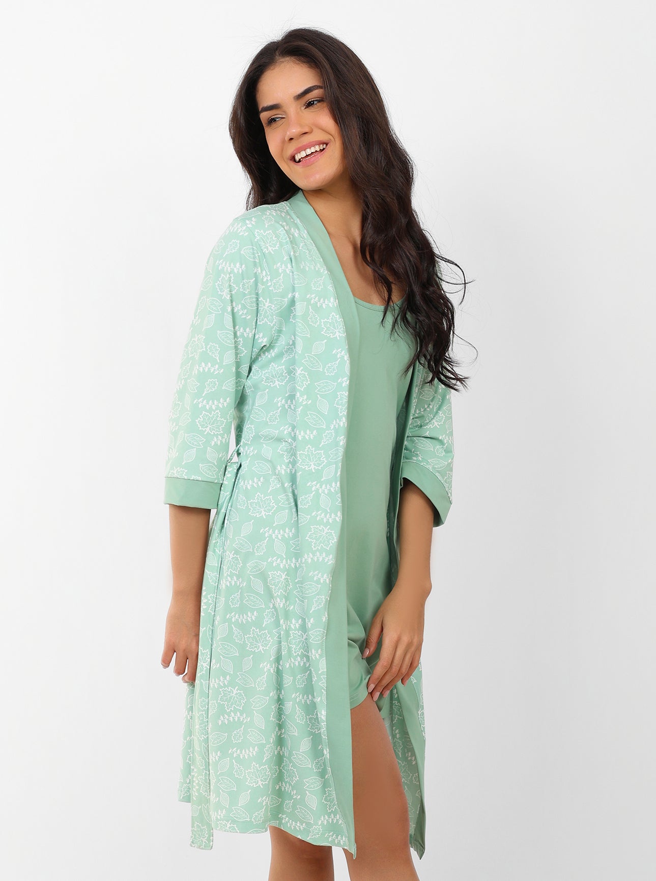 Forest Night Gown Set
