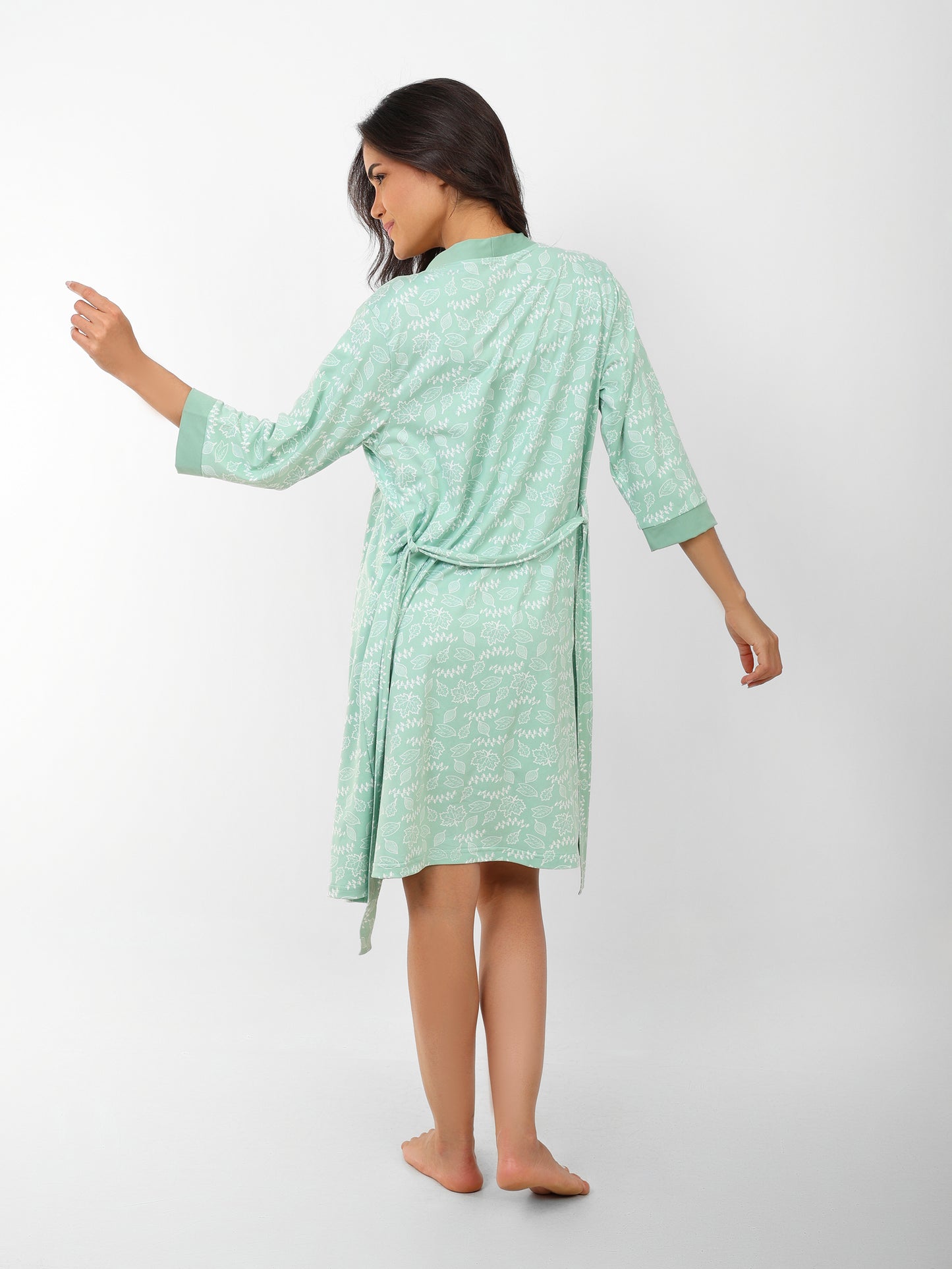 Forest Night Gown Set