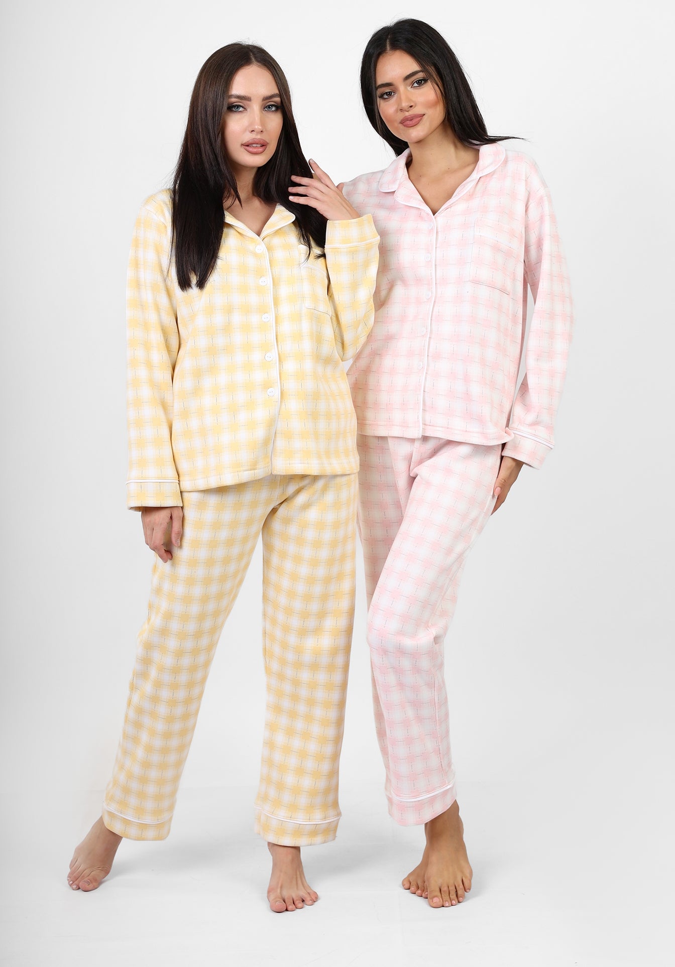 Flannel Buttoned Pajama