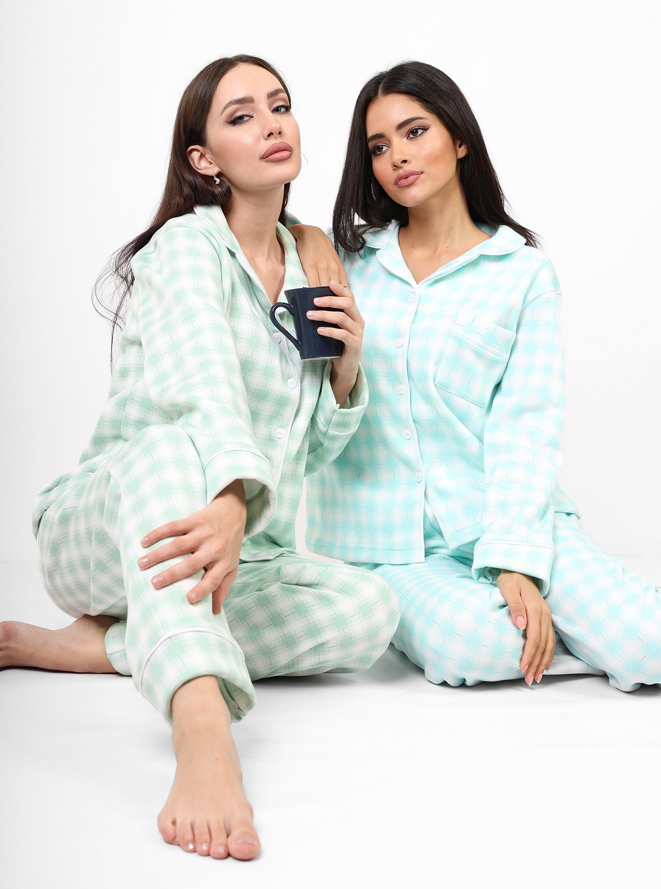 Flannel Buttoned Pajama