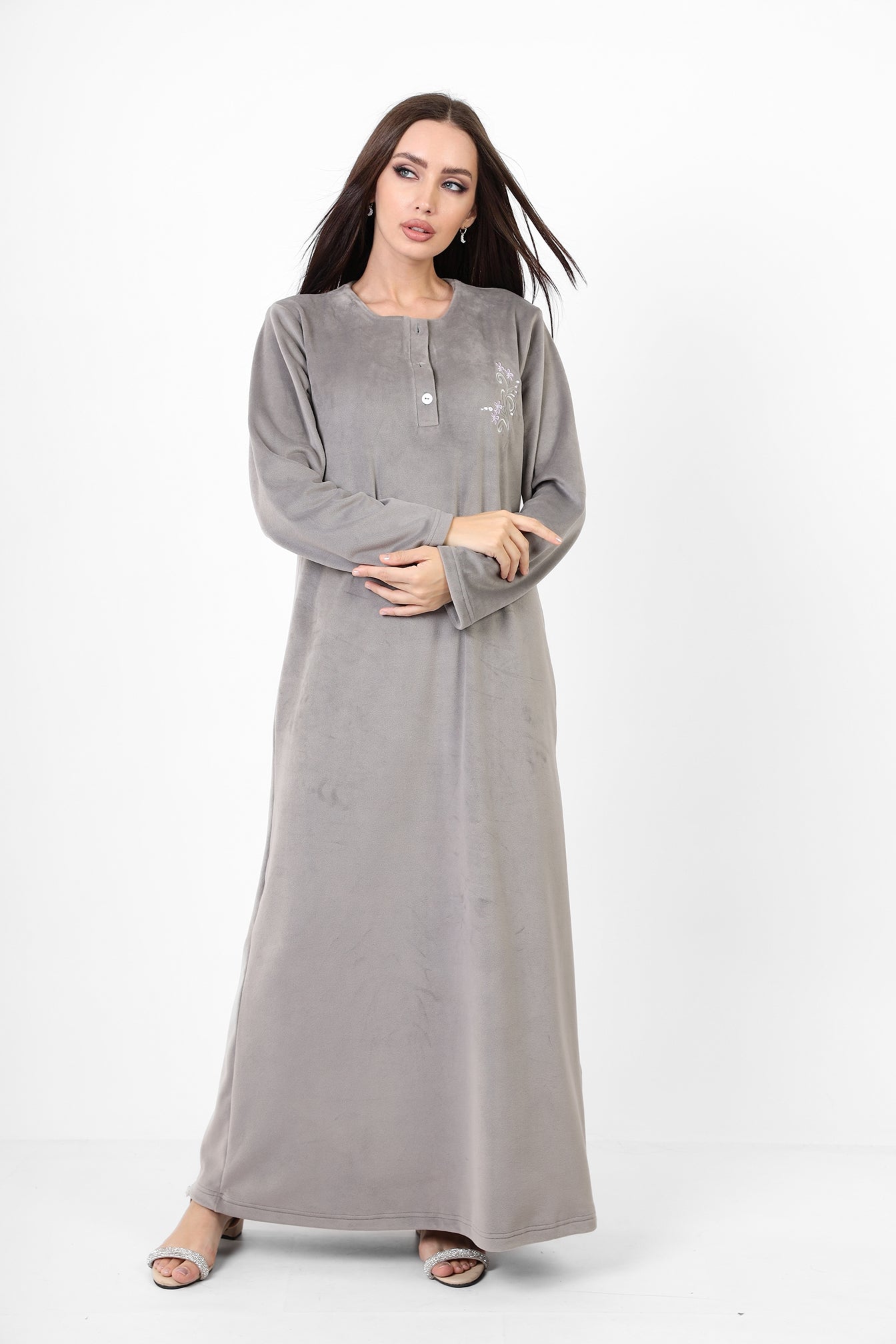 Blooming Velvet Nightgown