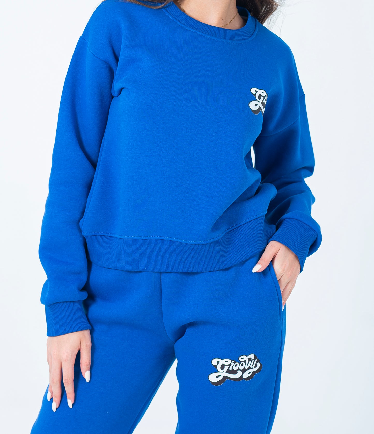 Oversized Groovy Sweat Set
