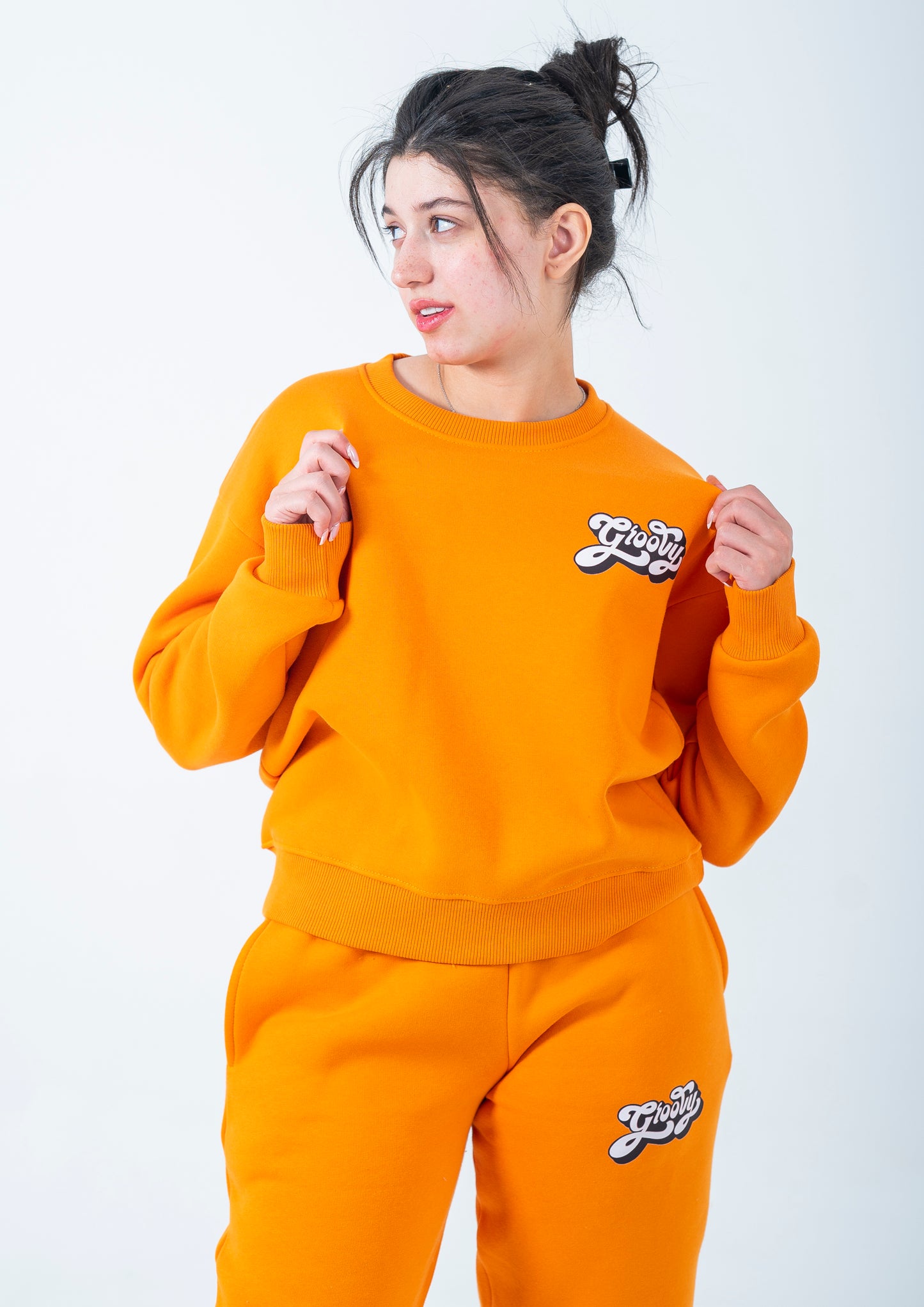 Oversized Groovy Sweat Set