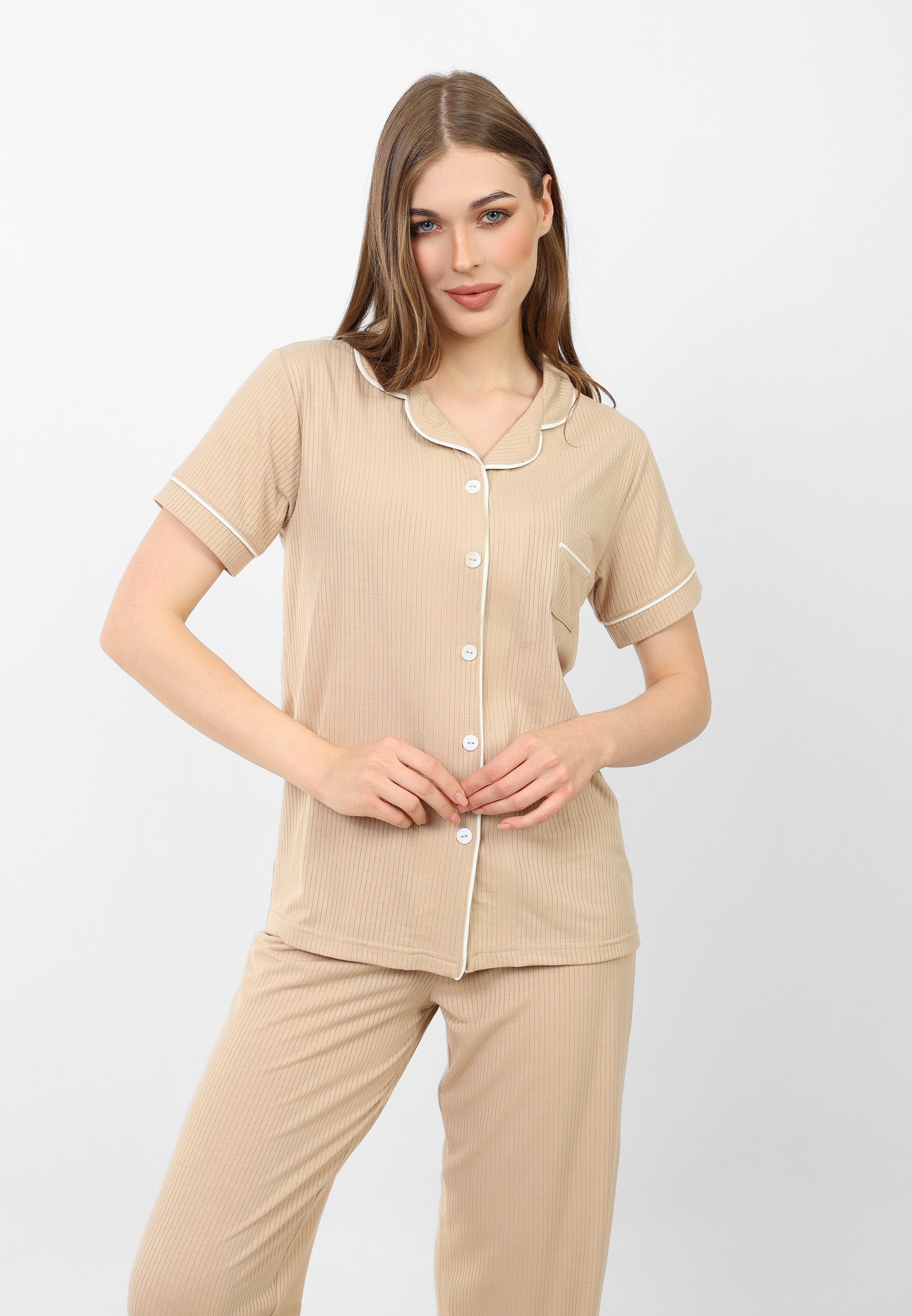 Curdory Buttoned Pajama