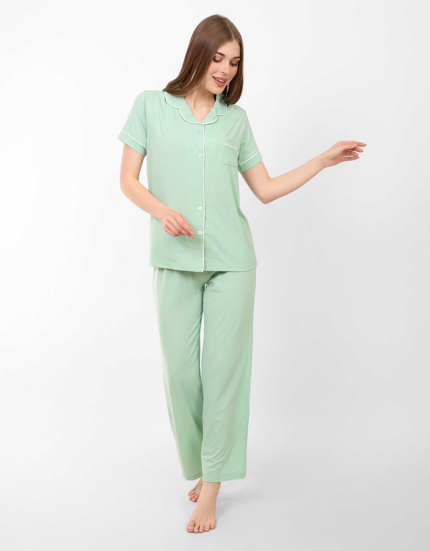 Curdory Buttoned Pajama