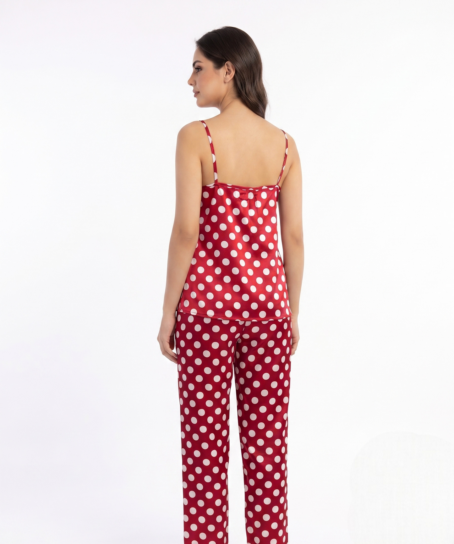 Polka Dot Satin Pajama