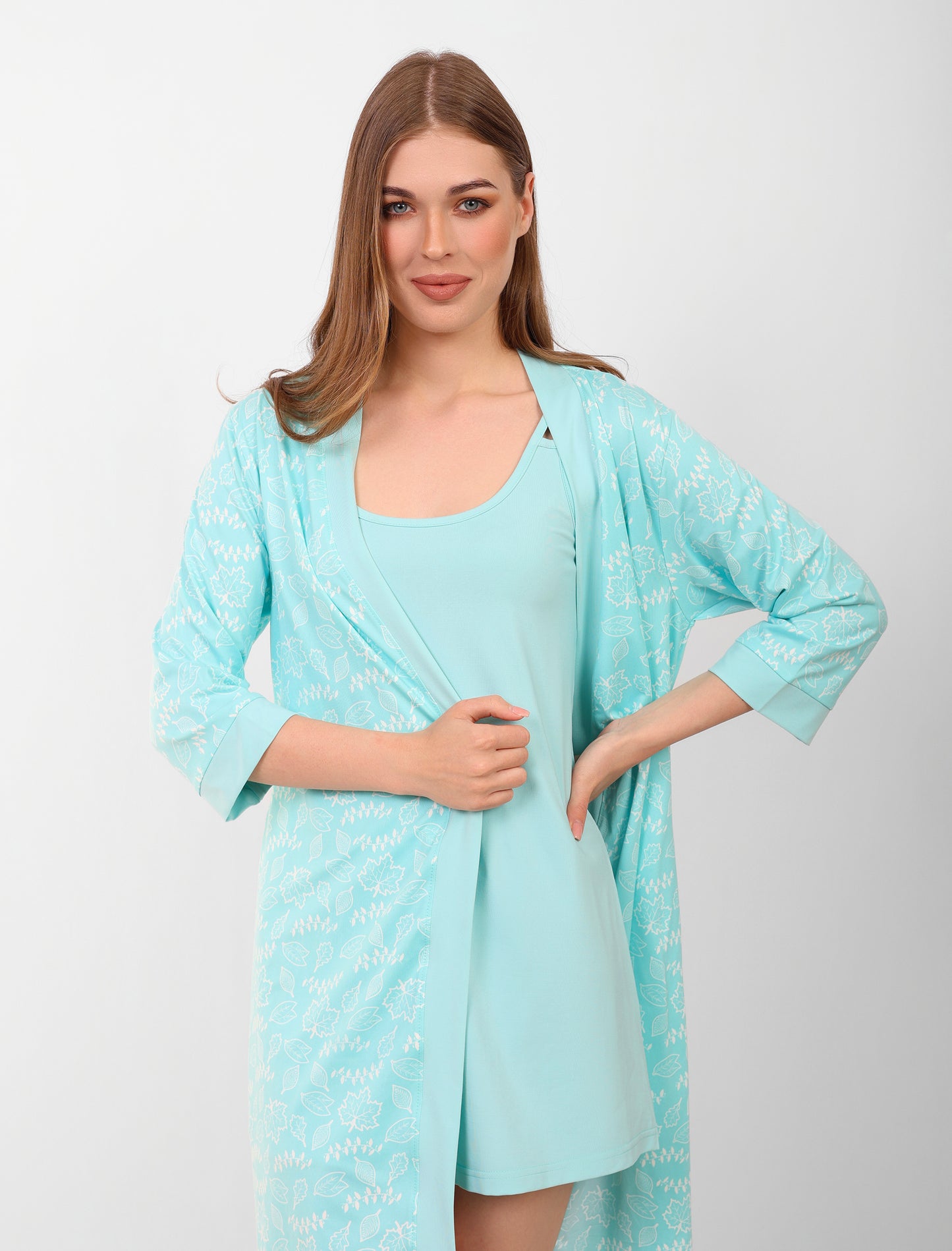 Forest Night Gown Set