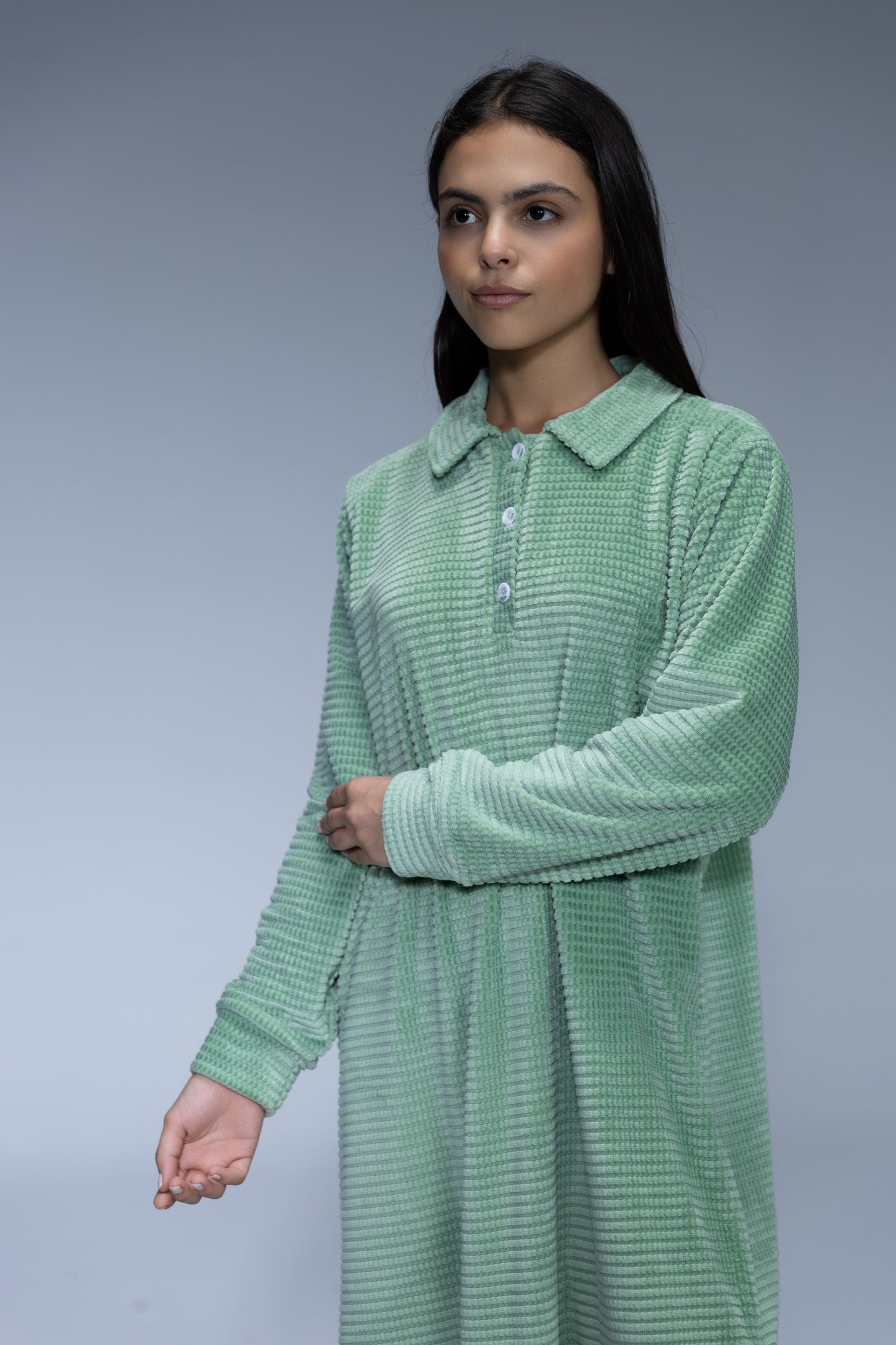 Velvet Waffle Nightgown