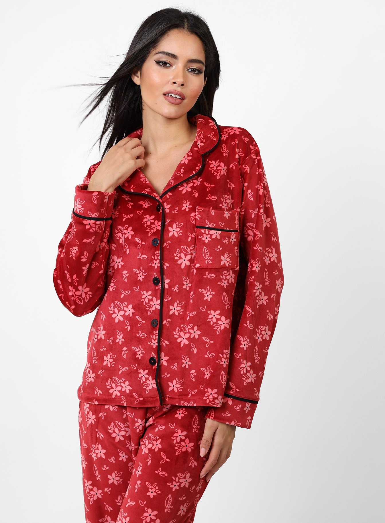 Blossom Buttoned Pajama