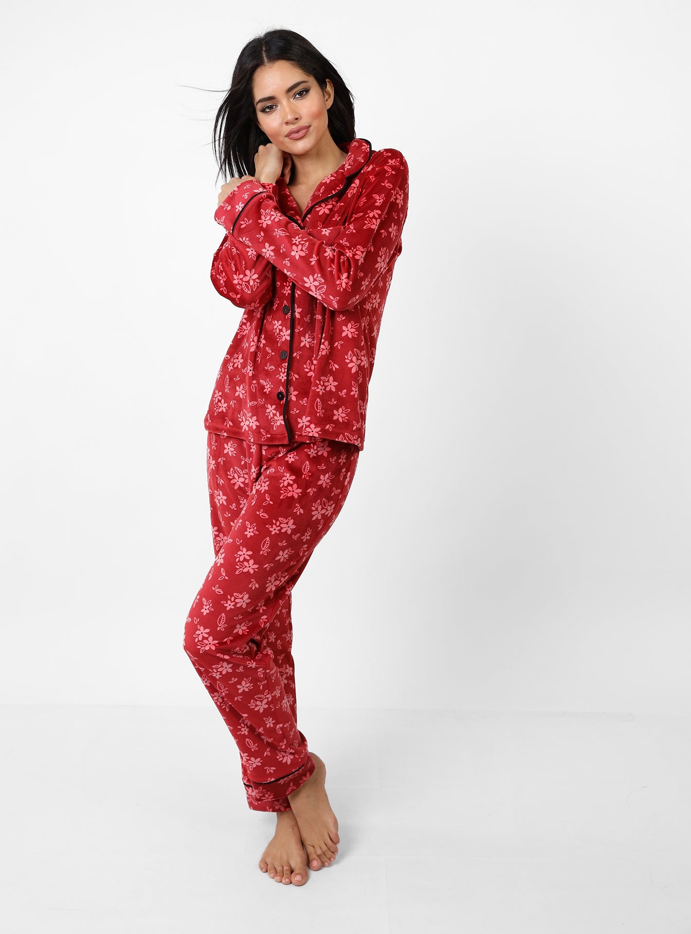 Blossom Buttoned Pajama