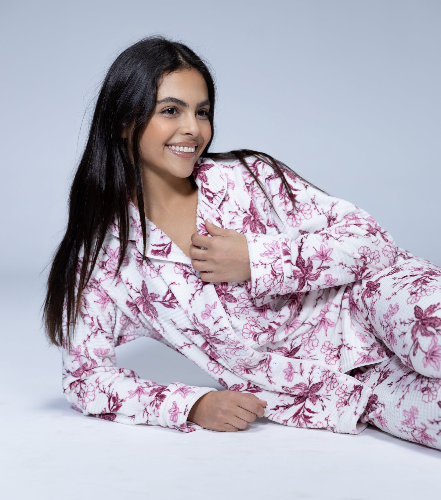 Blossom Buttoned Pajama