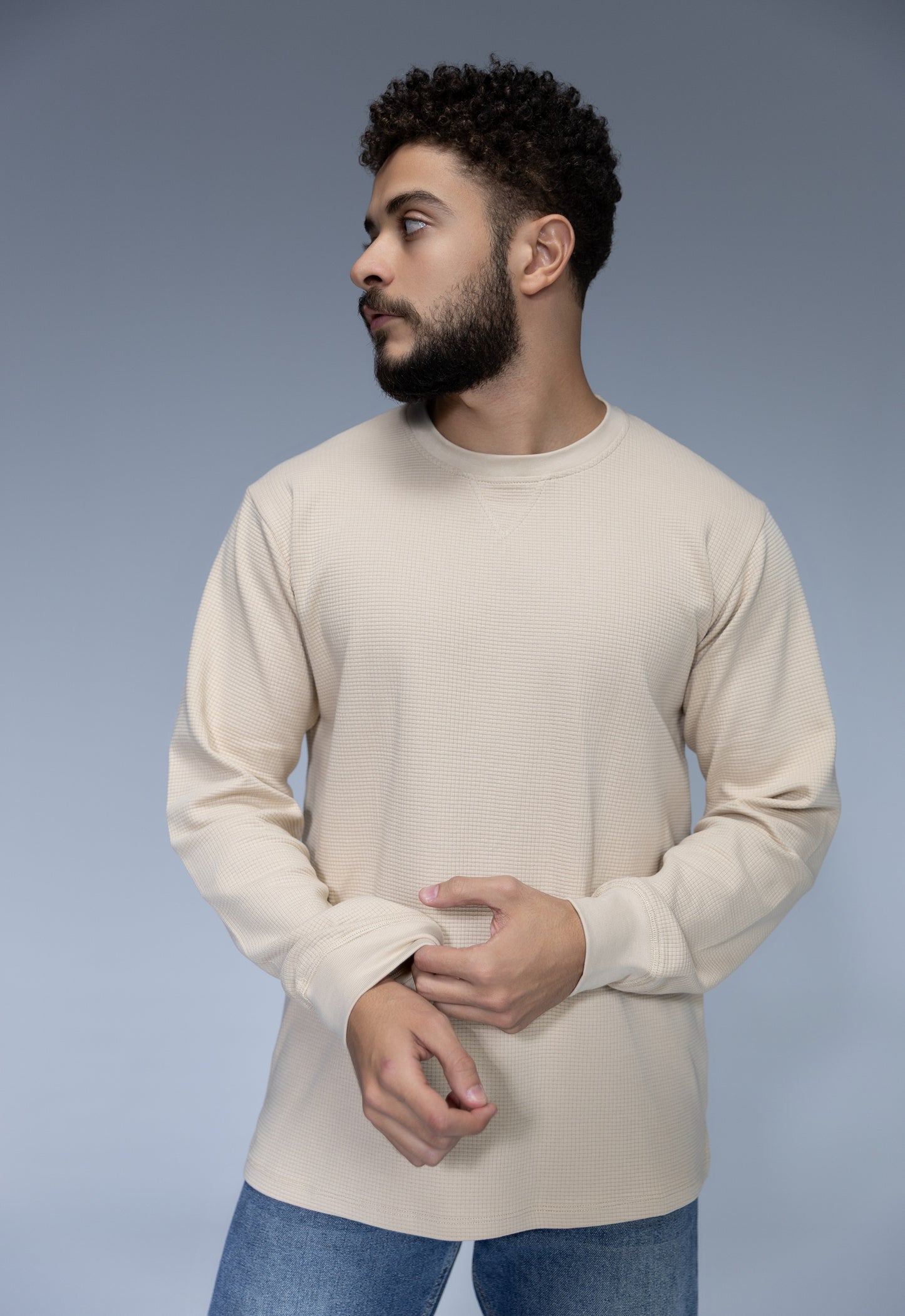 Waffle Crewneck