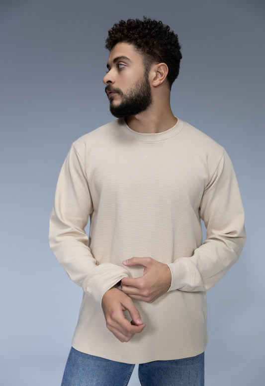 Waffle Crewneck
