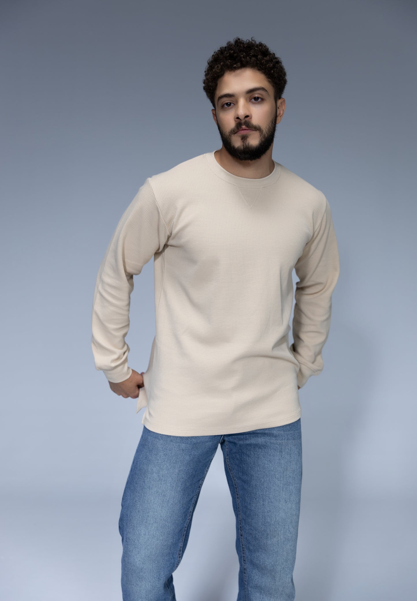 Waffle Crewneck