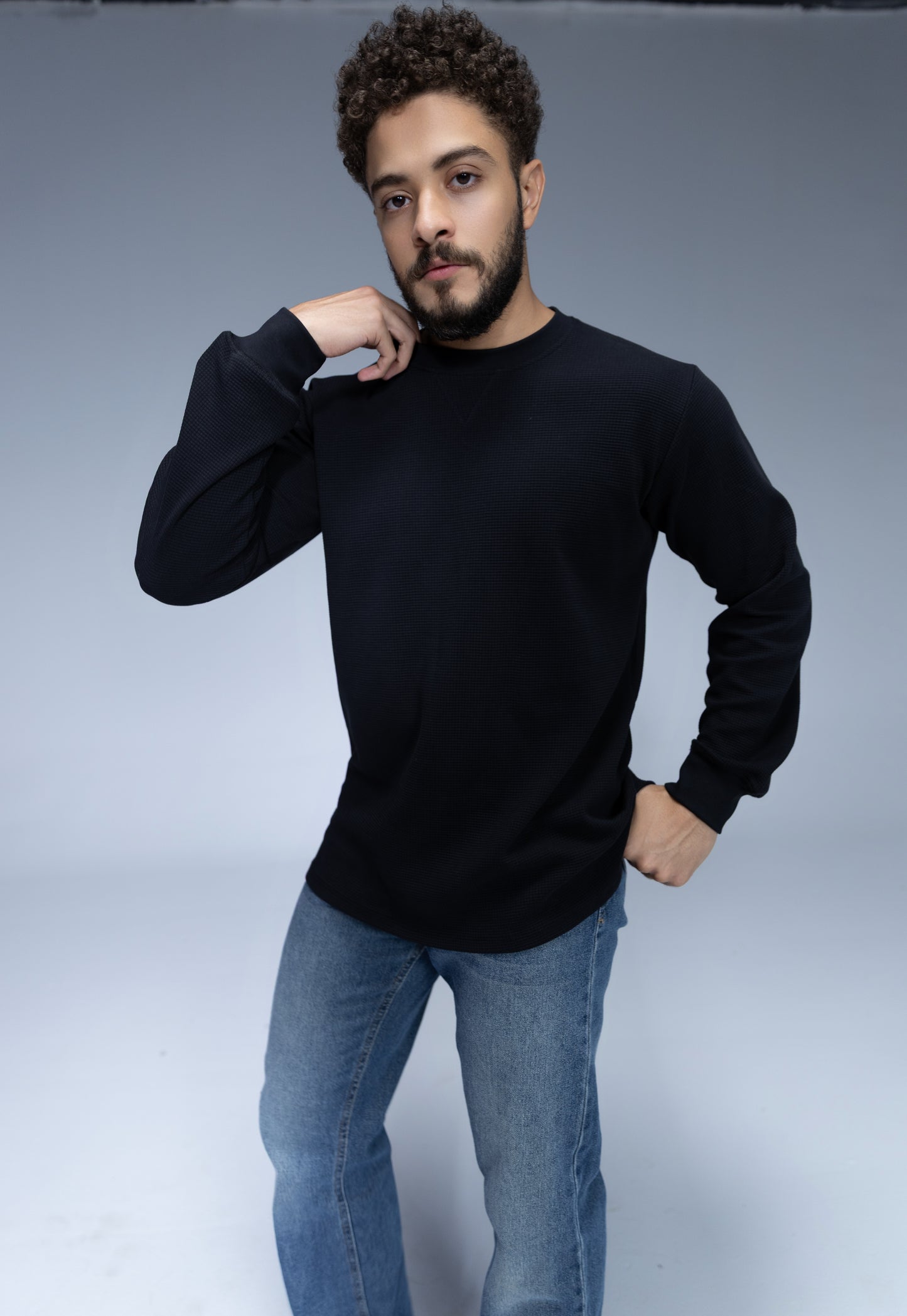 Waffle Crewneck