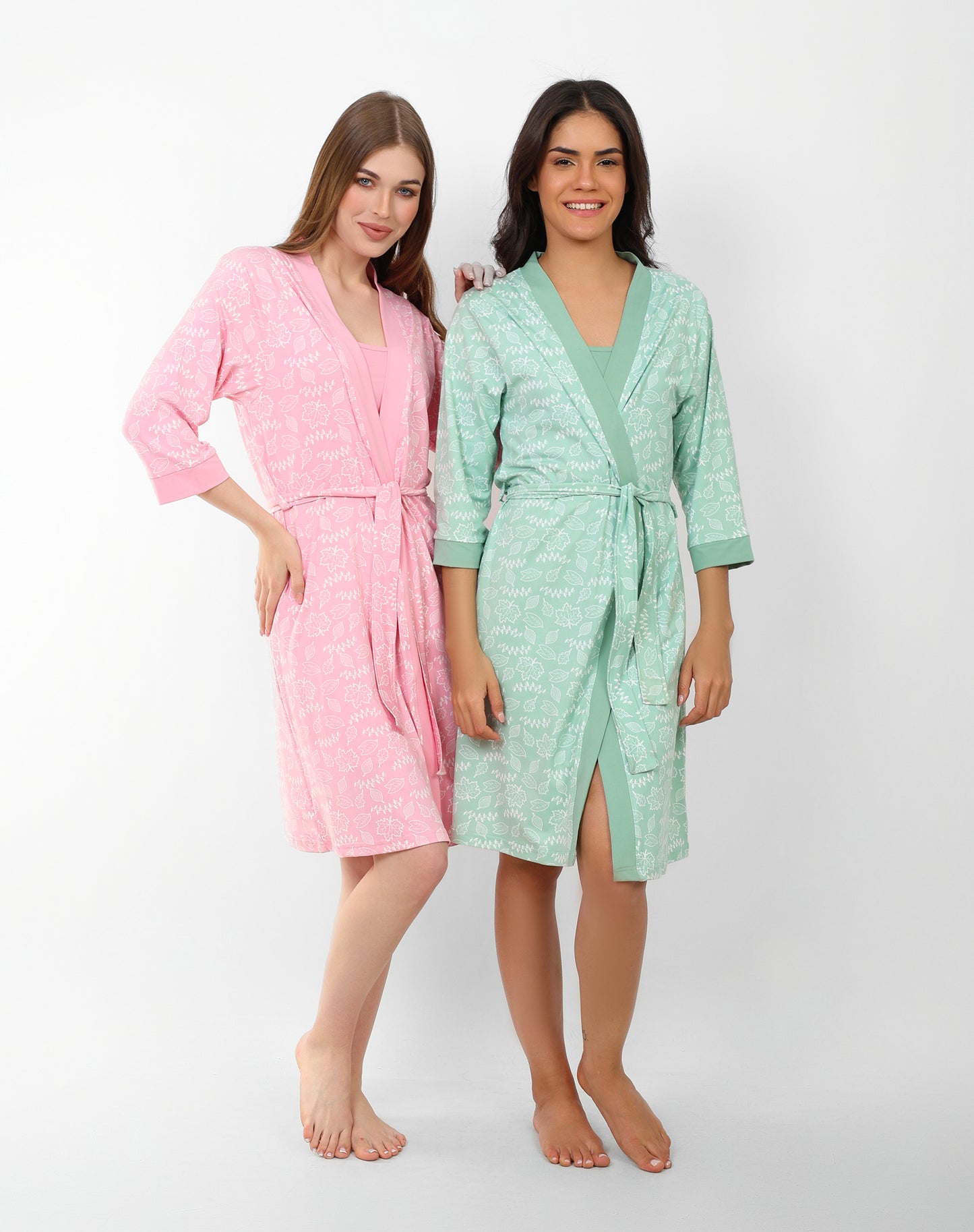 Forest Night Gown Set