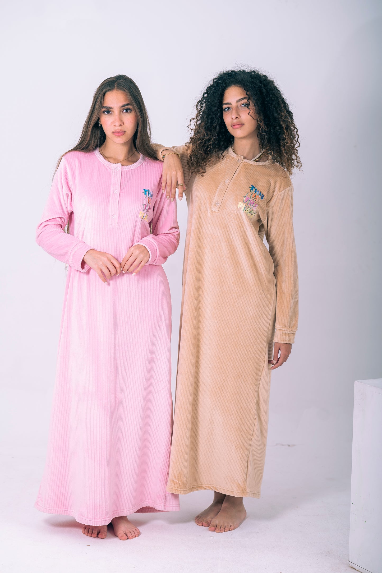 The Place Ribbed Corduroy Night Gown