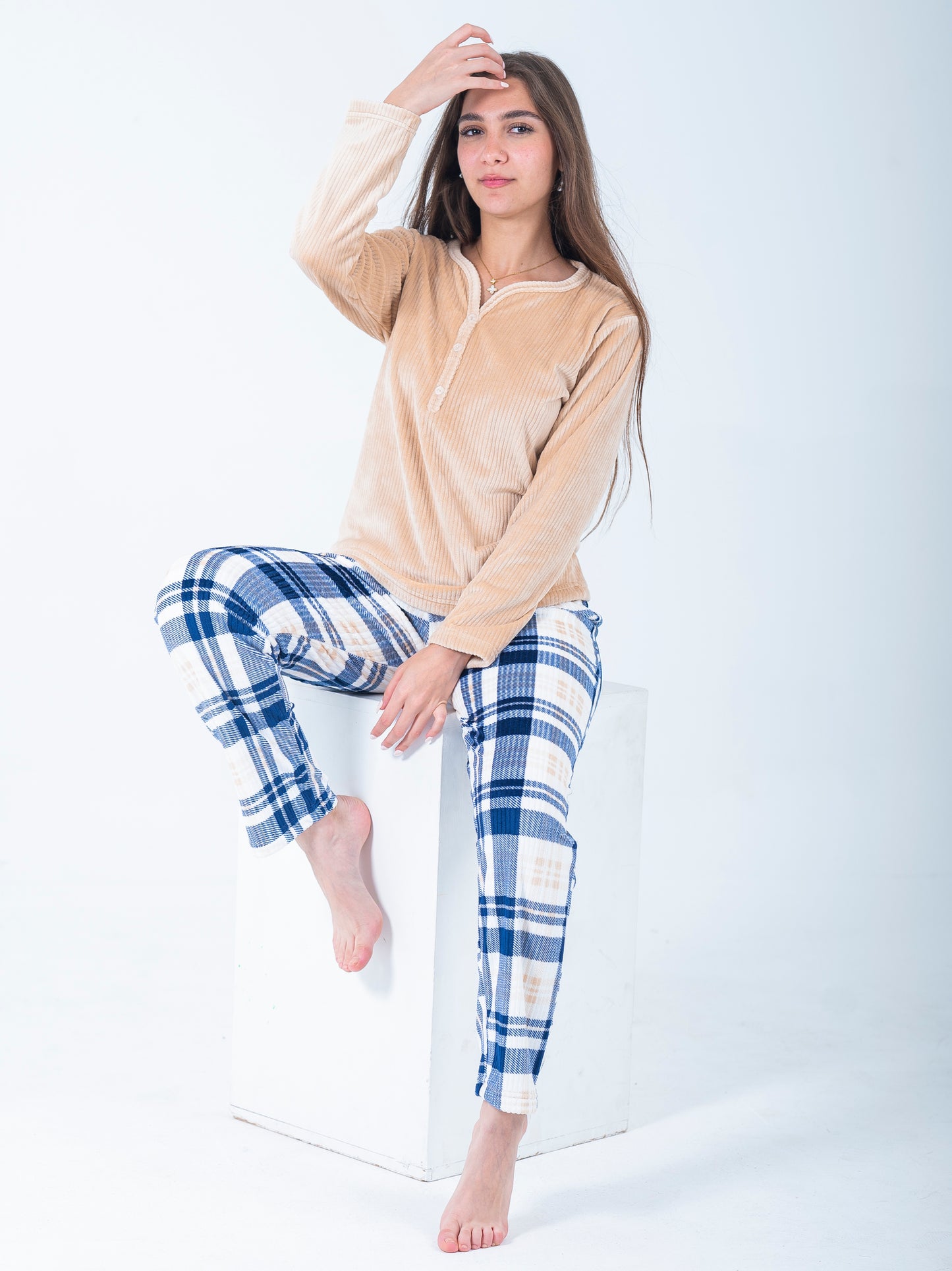 Flannel Ribbed Corduroy Pajama