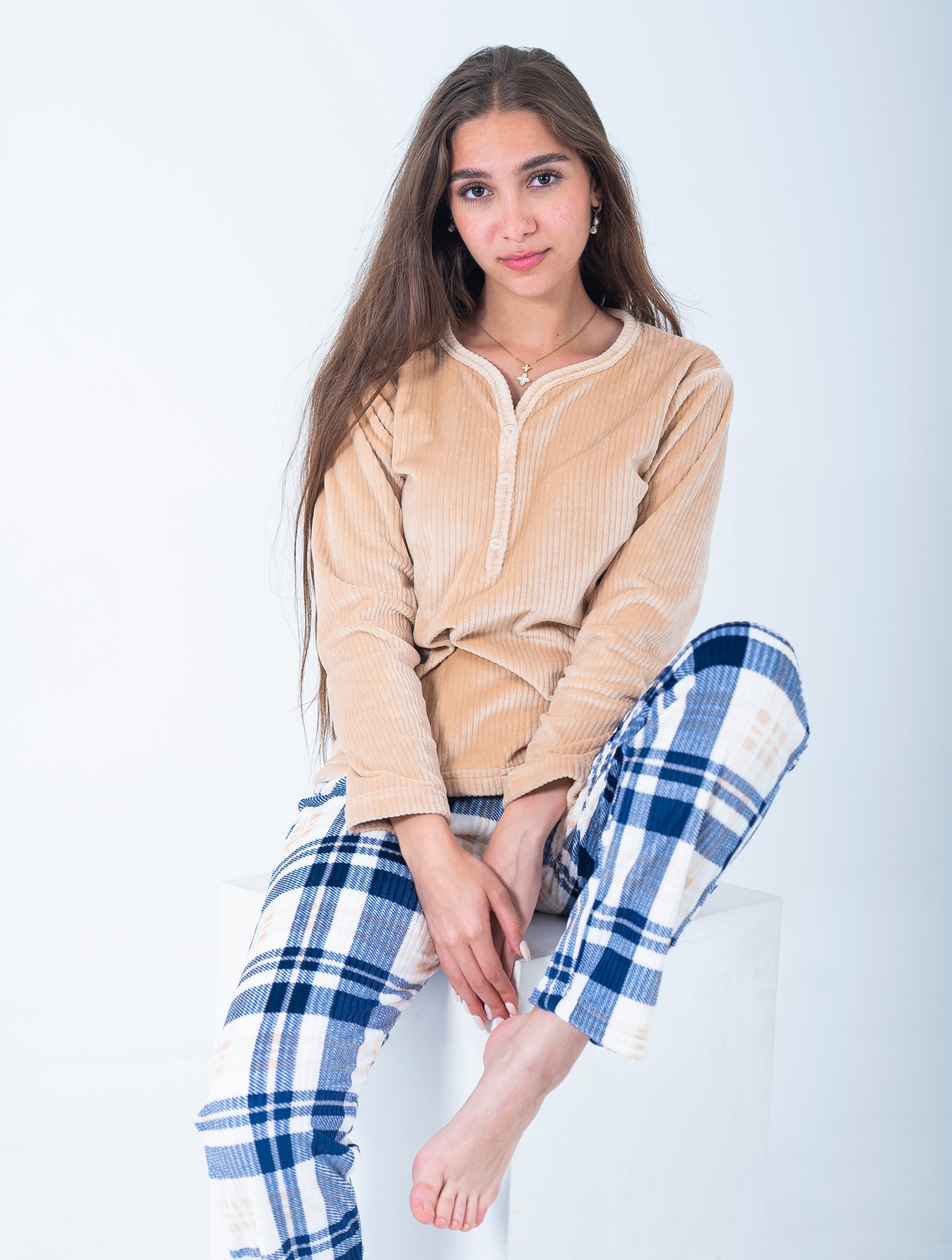 Flannel Ribbed Corduroy Pajama