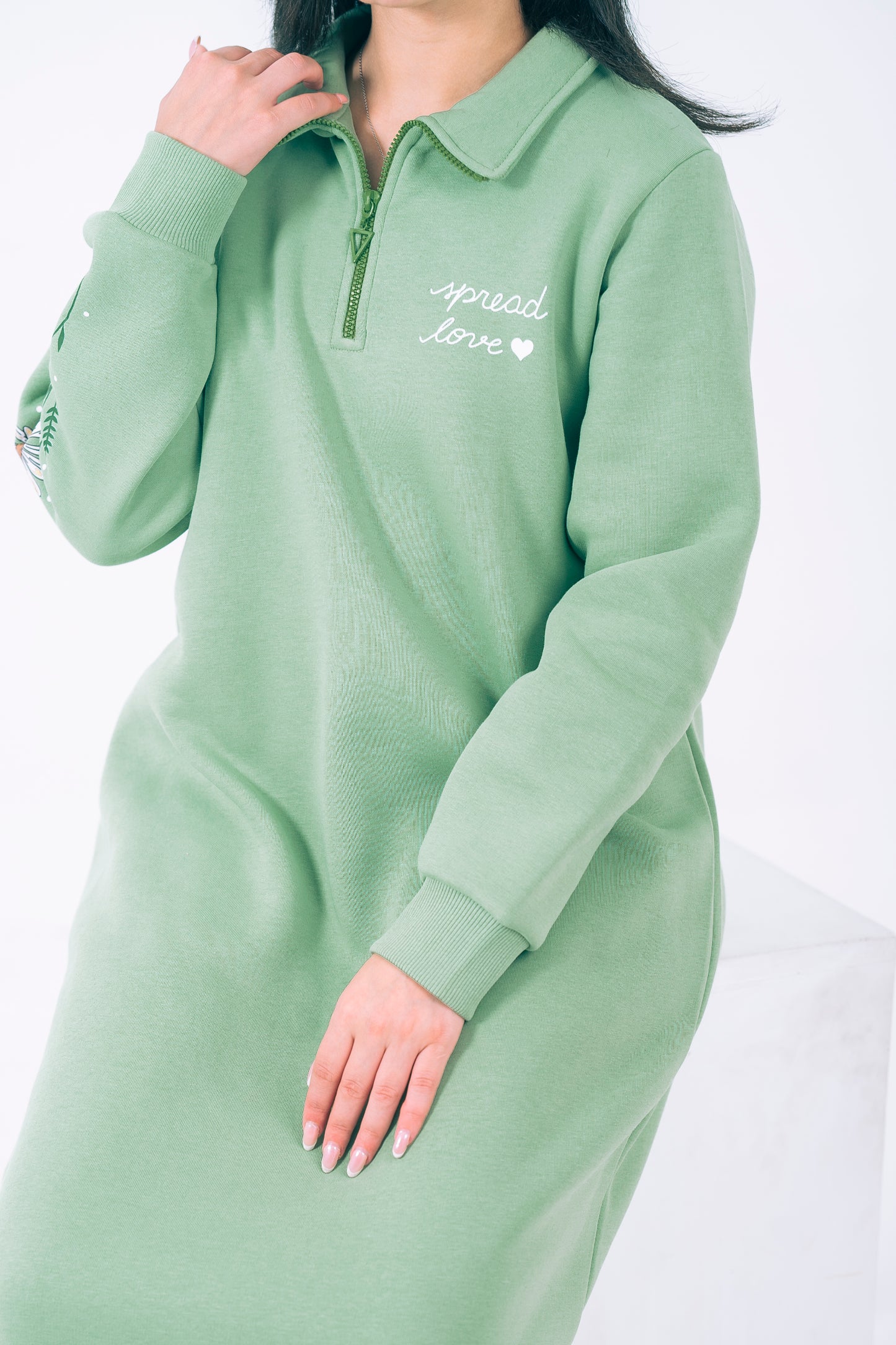 Half-Zip Night Gown