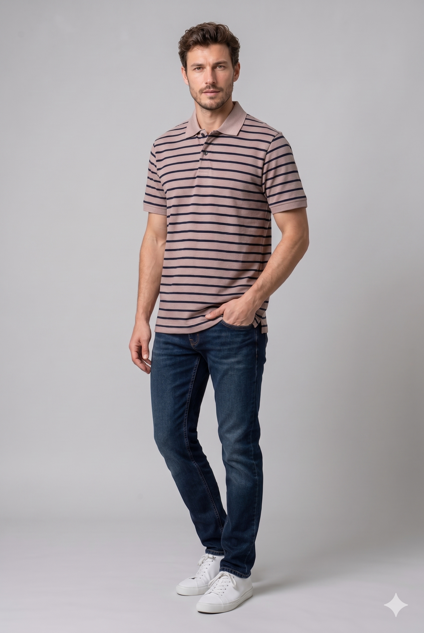 Striped Polo Shirt